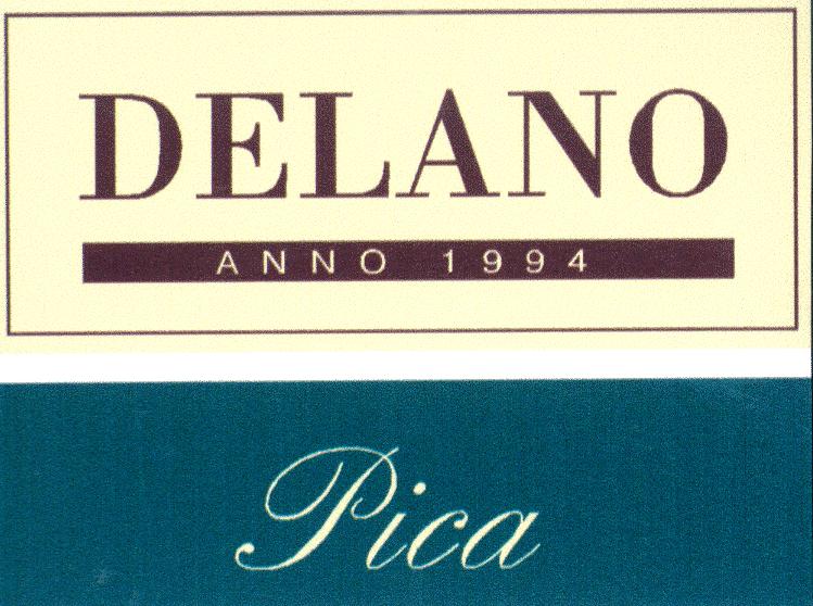 Prekės ženklas: DELANO ANNO 1994 Pica